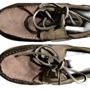 Timberland Tan and Brown Leather Loafers